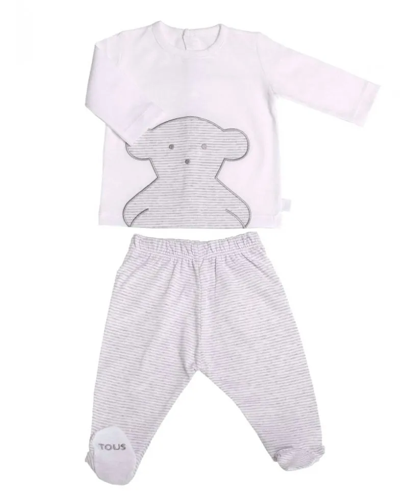 Conjunto Dos Piezas Bebe BABY TOUS Blanco