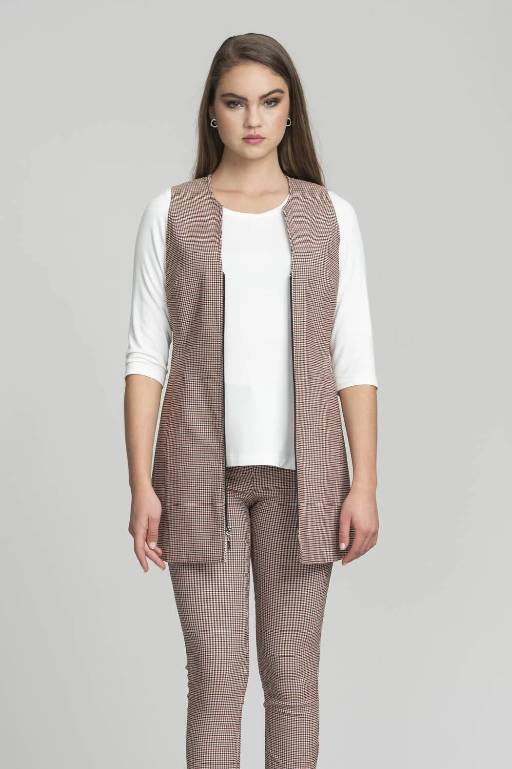 Conjunto Pantalon/Chaleco/Blusa Dama Cherry 22801