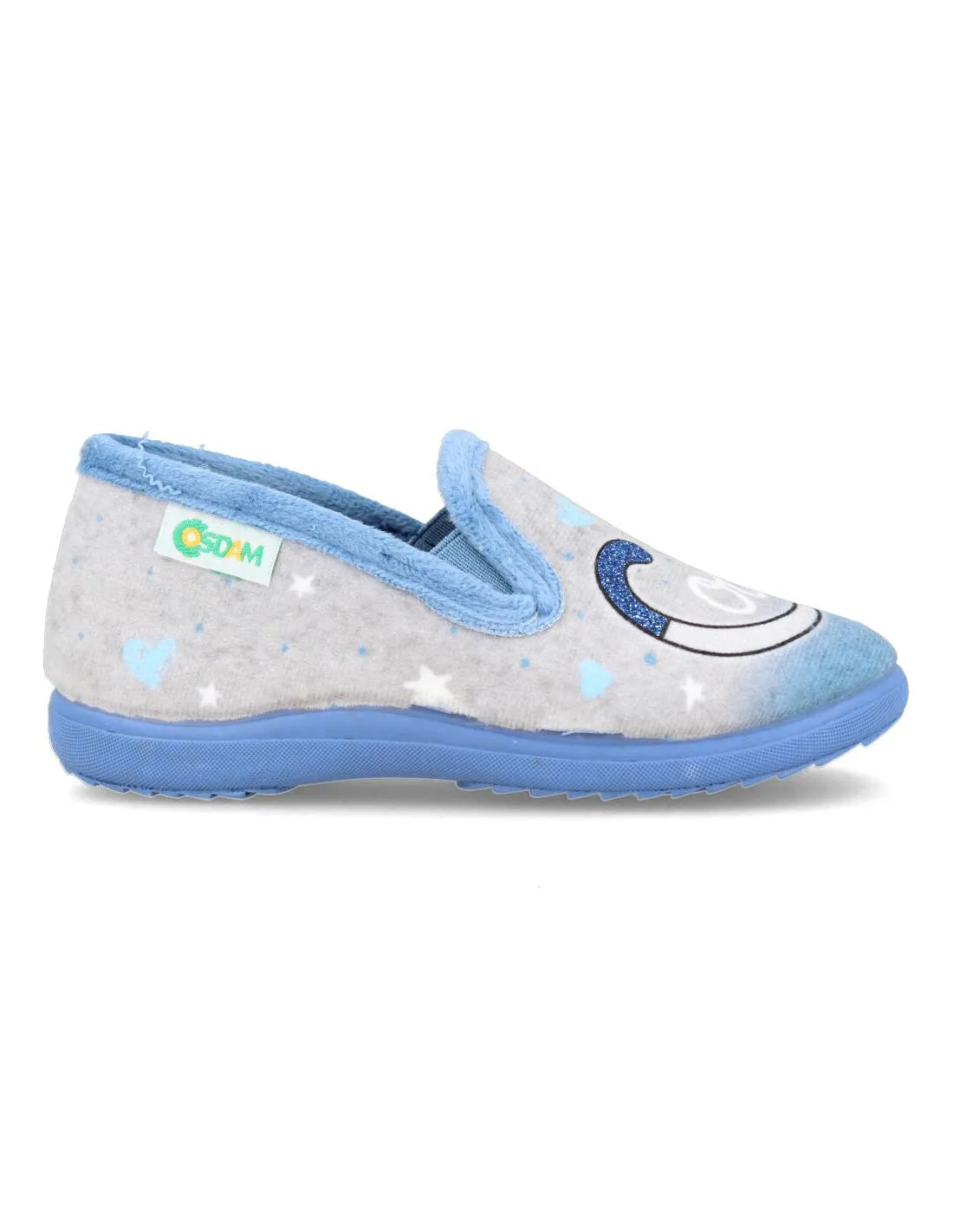 COSDAM  ZAPATILLA CASA CERRADA KIDS GATO COOL ÍNDIGO