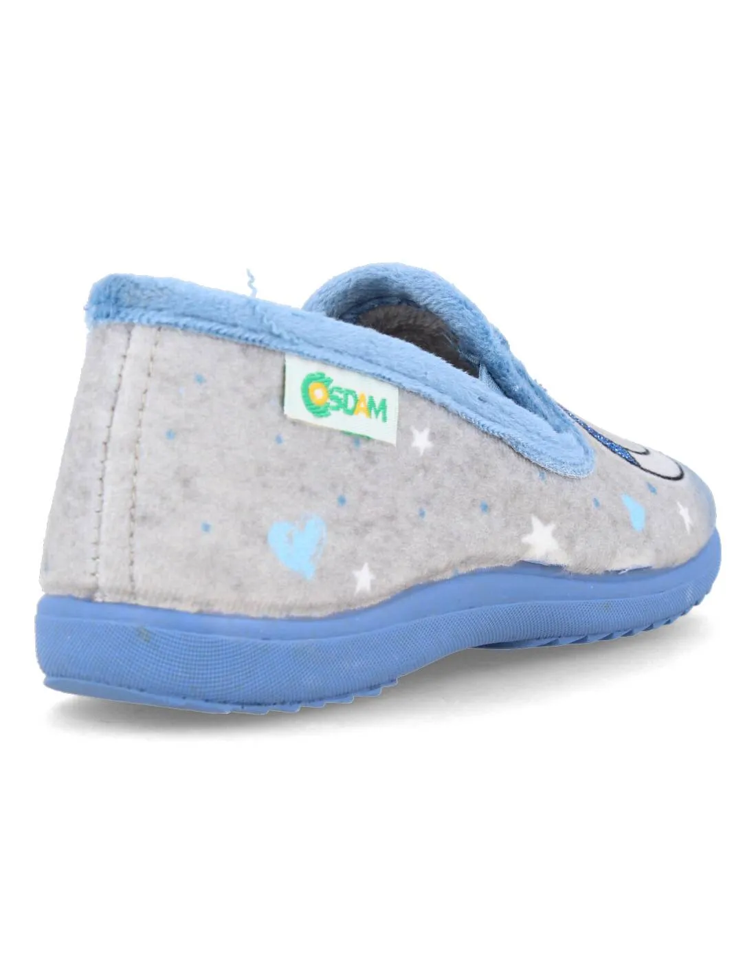 COSDAM  ZAPATILLA CASA CERRADA KIDS GATO COOL ÍNDIGO