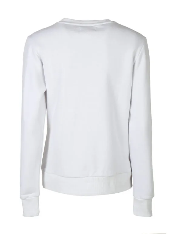 Cotton Belt Sudadera pesada de mujer con escote redondo.