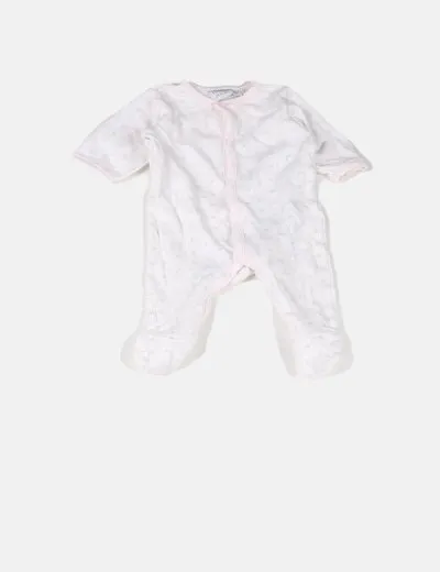 Cotton Juice Pelele blanco estampado floral