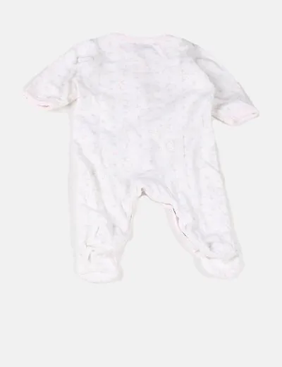 Cotton Juice Pelele blanco estampado floral