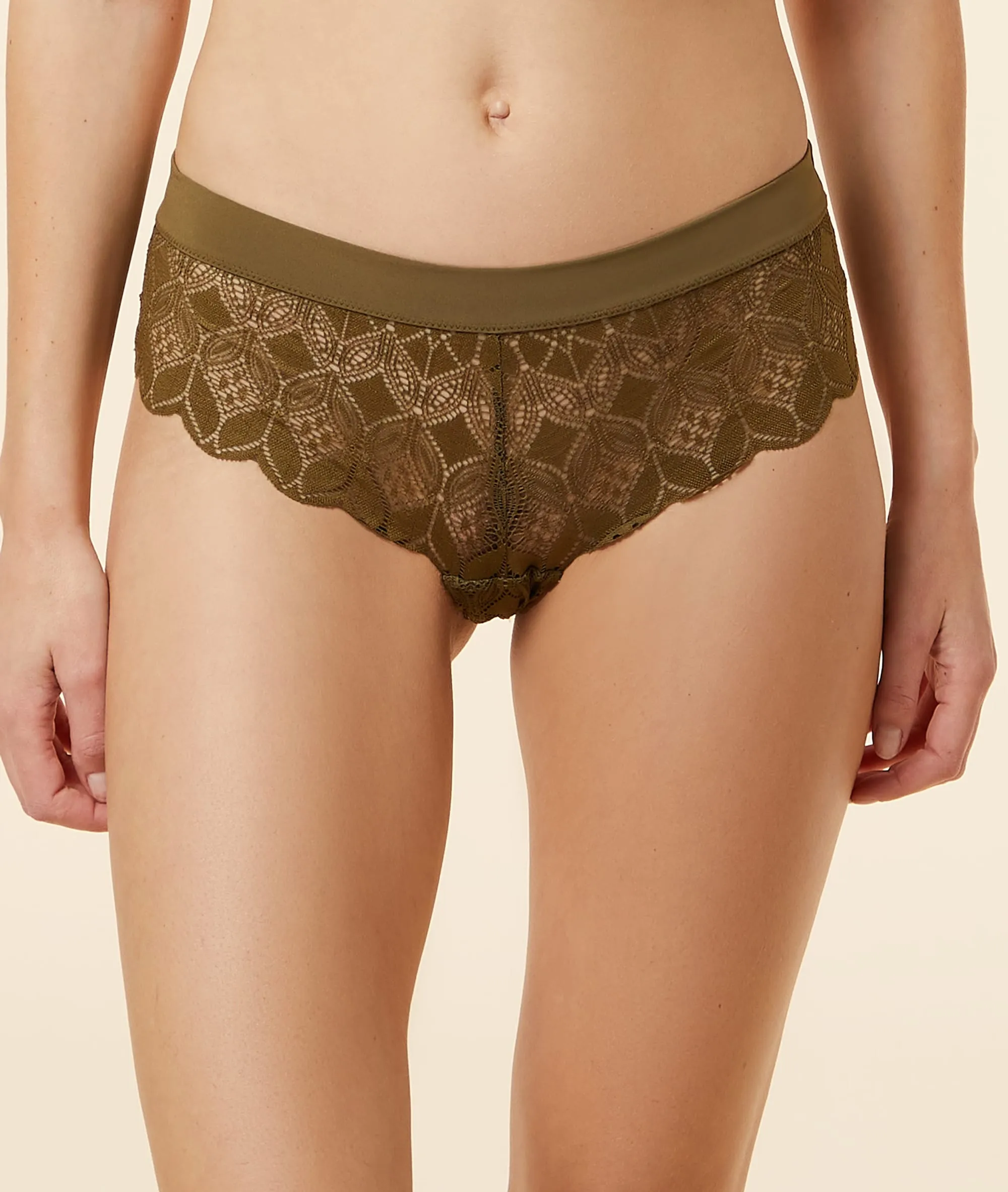 CULOTE DE ENCAJE SKY KAKI  ETAM