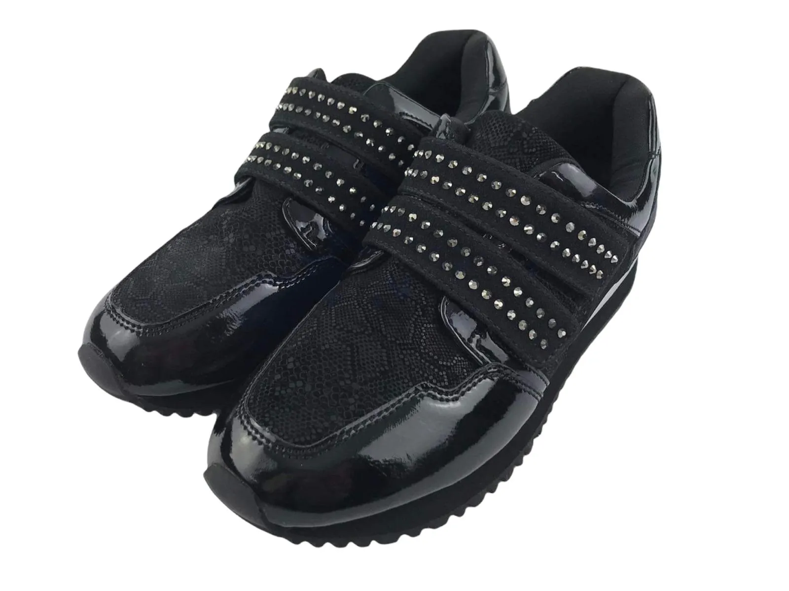 Cutillas | Sneakers de mujer con cierre de velcro Murano negros