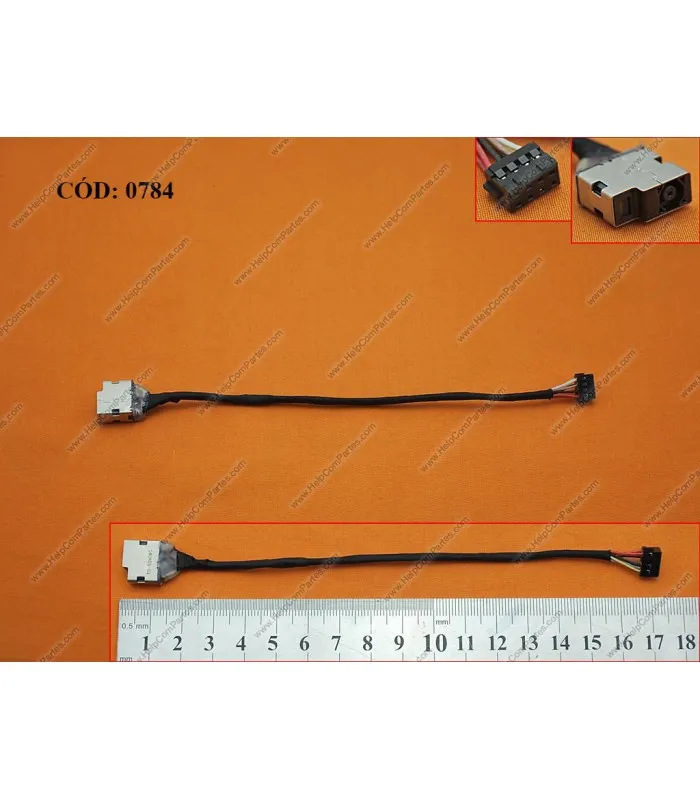 DC JACK POWER HP PAV 14E 14E024TX 14E018LA, ENVY 15J030US 722907001+CABLE