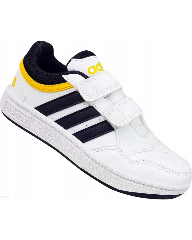 DEPORTIVAS ADIDAS  DE NIñO IF5316 HOOPS LIFESTYLE BASKETBALL HOOKANDLOOP SHOES  BLANCO