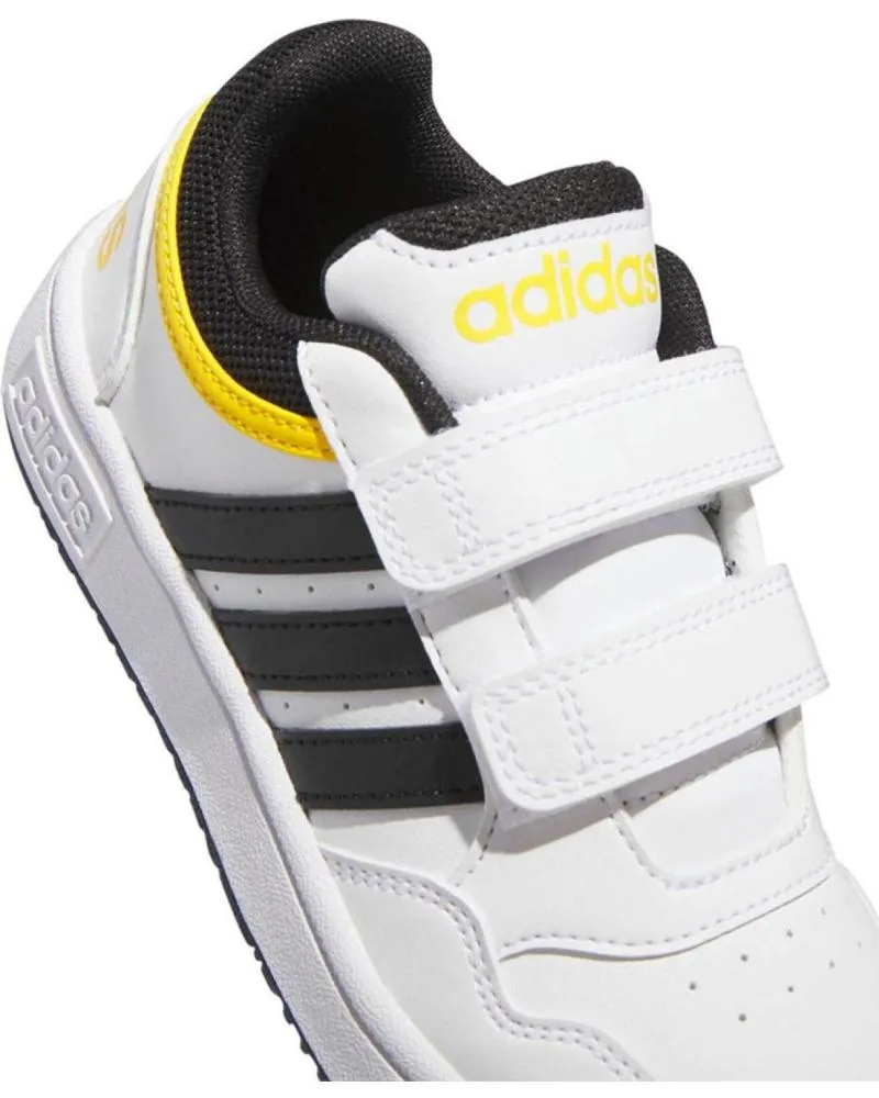 DEPORTIVAS ADIDAS  DE NIñO IF5316 HOOPS LIFESTYLE BASKETBALL HOOKANDLOOP SHOES  BLANCO