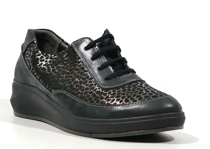 Deportivos confort para mujer con print leopardo