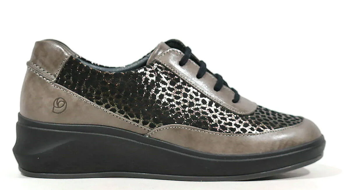 Deportivos confort para mujer con print leopardo