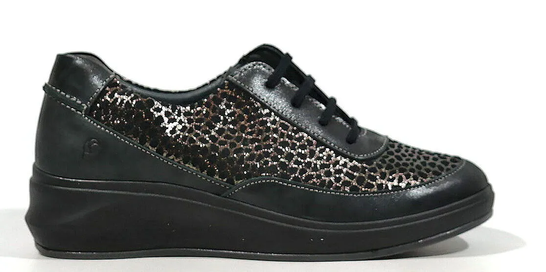 Deportivos confort para mujer con print leopardo