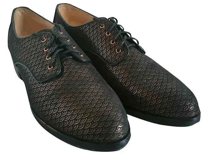 Derbies Mellow Yellow Negro Metálico 