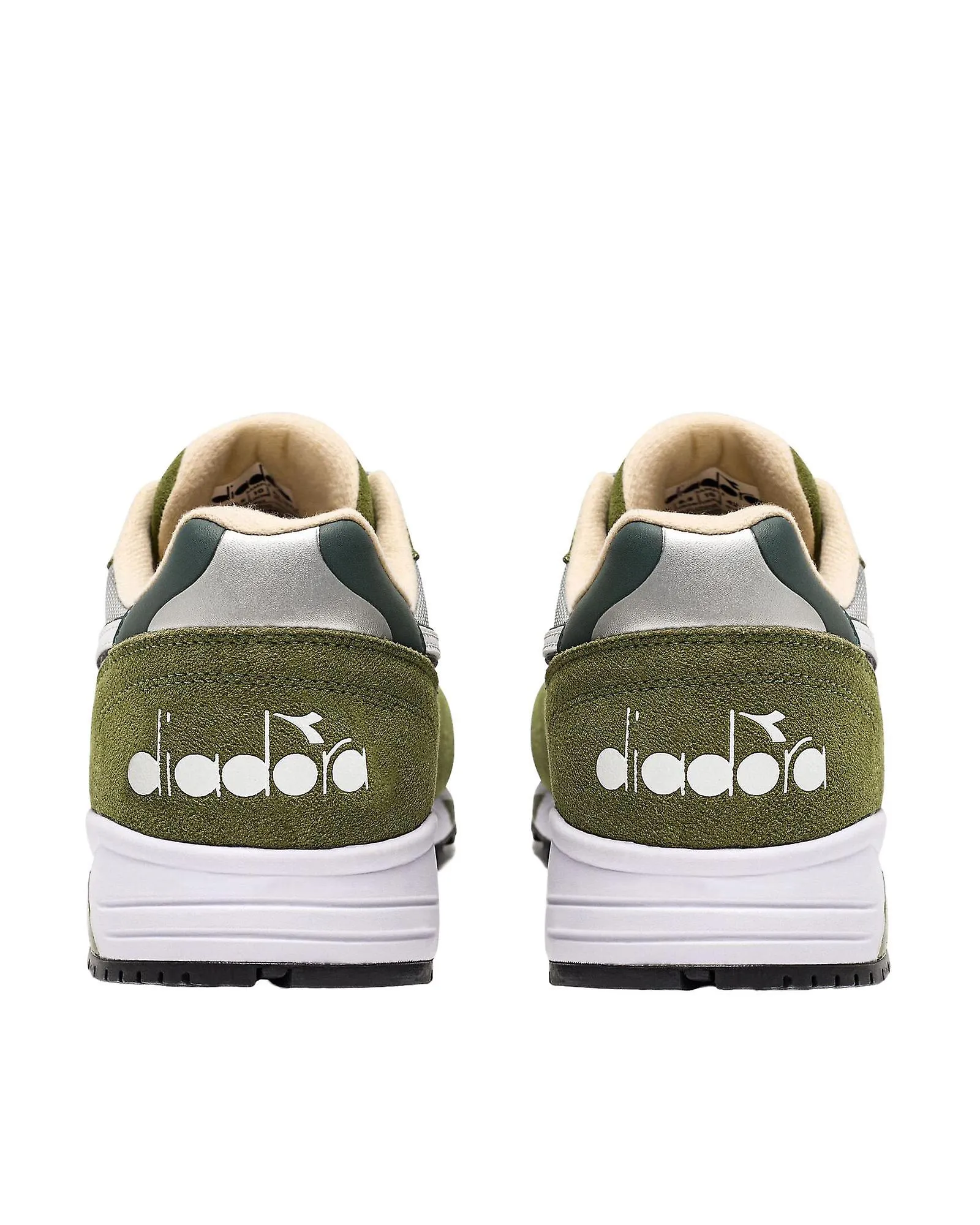 Diadora Sporty Sneakers de piel con suela de goma