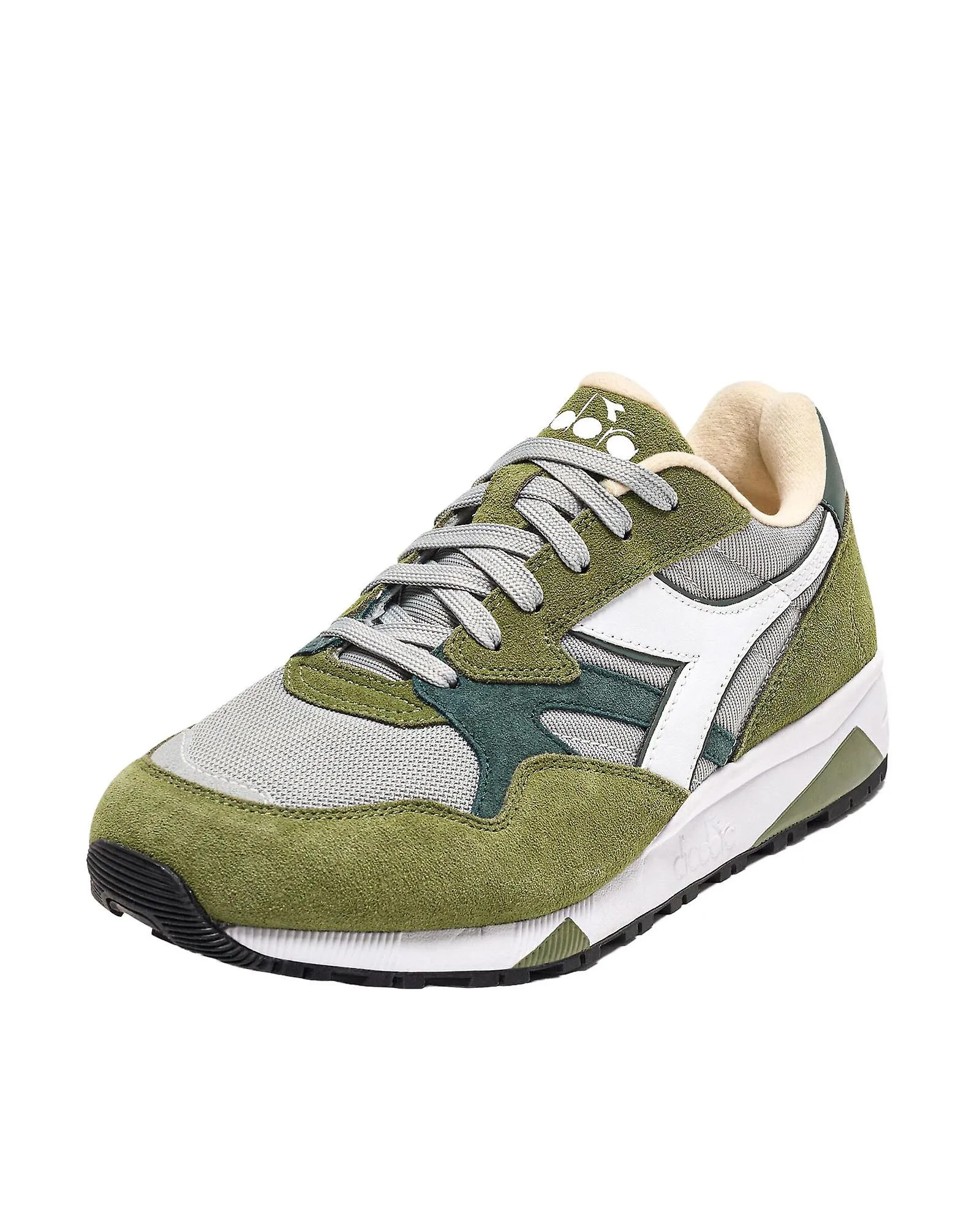 Diadora Sporty Sneakers de piel con suela de goma