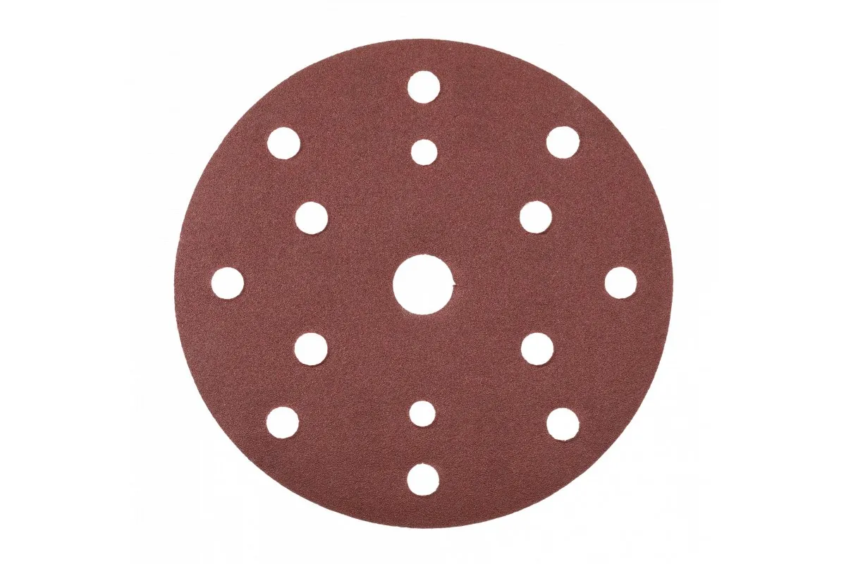 Disco abrasivo con orificios para metal ø150mm #120 5uds.