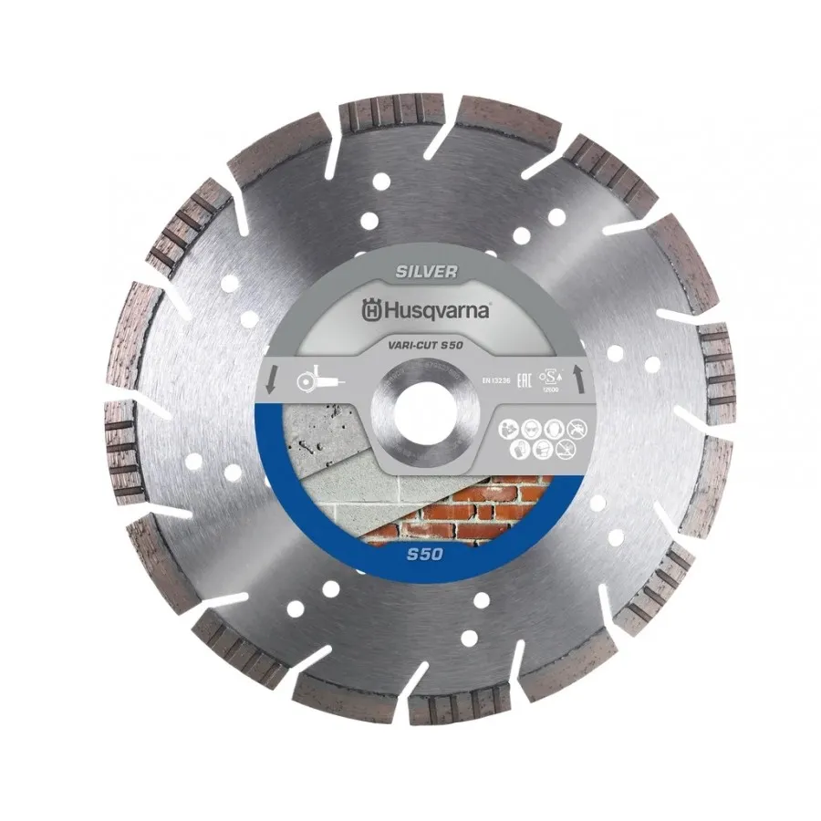 DISCO DIAMANTADO PARA AMOLADORA VARICUT S50 HUSQVARNA | Ø 150 MM