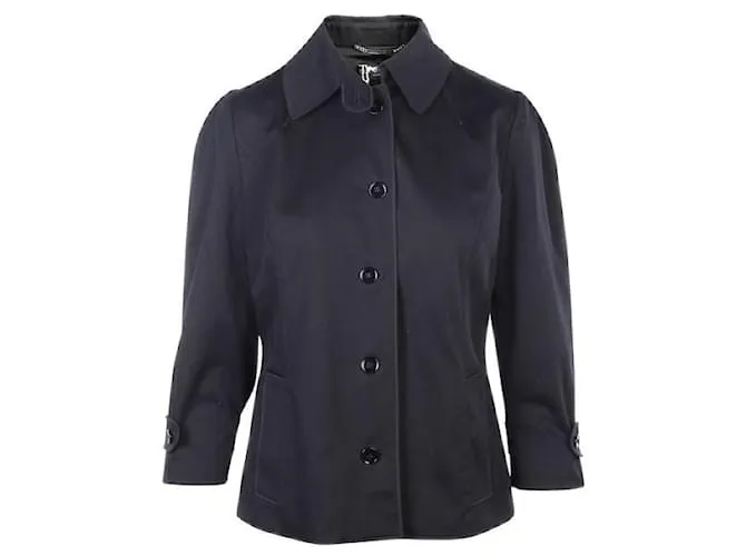 DOLCE & GABBANA Abrigos de Otoño Negro 