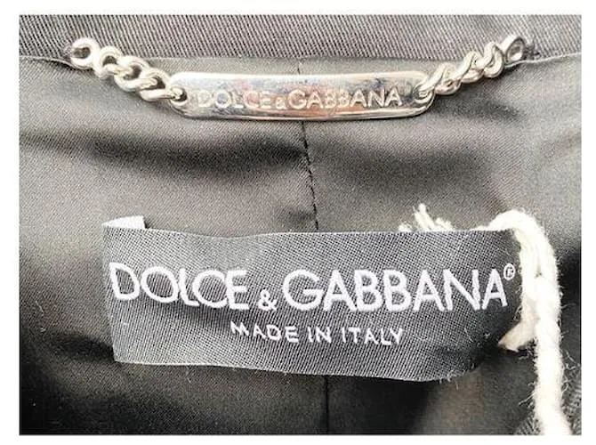 DOLCE & GABBANA Abrigos de Otoño Negro 