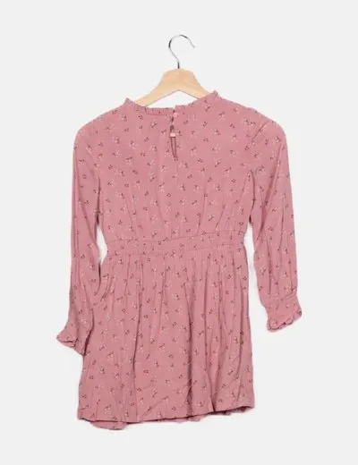El Corte Inglés Vestido rosa estampado floral
