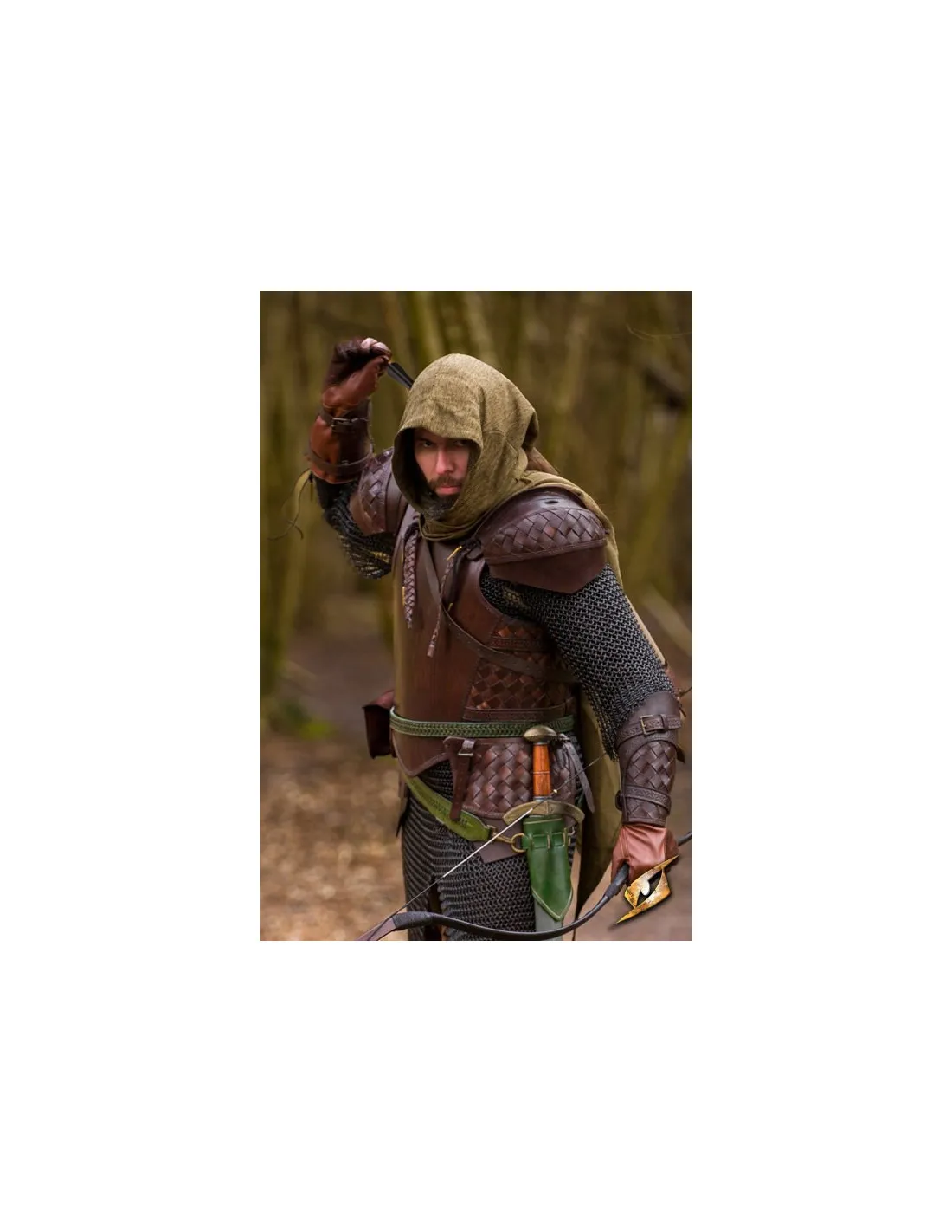 Escarcelas de cuero set Guardabosque Epic Armoury