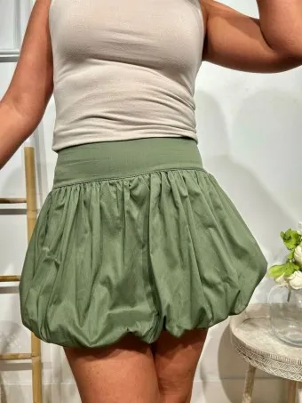 Falda Globo BOBBIE Verde Militar