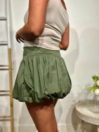 Falda Globo BOBBIE Verde Militar