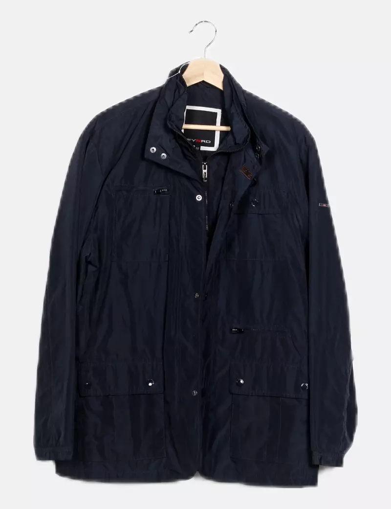 FYORD Cazadora azul impermeable