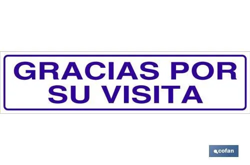 Gracias por su visita