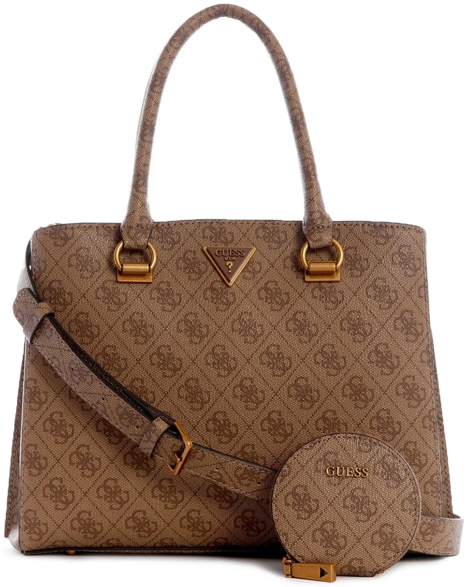 Guess Alexie Bolso de piel sintética para mujer en lattee