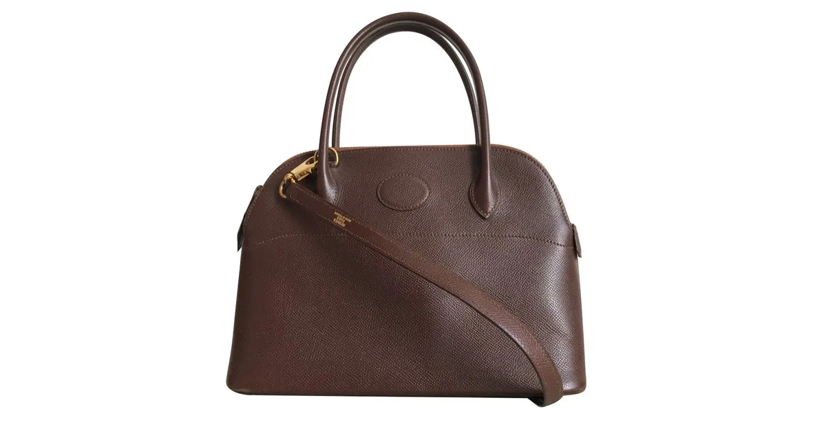 Hermès Mini Bolide Caramelo Chocolate 