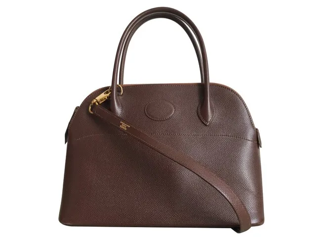 Hermès Mini Bolide Caramelo Chocolate 