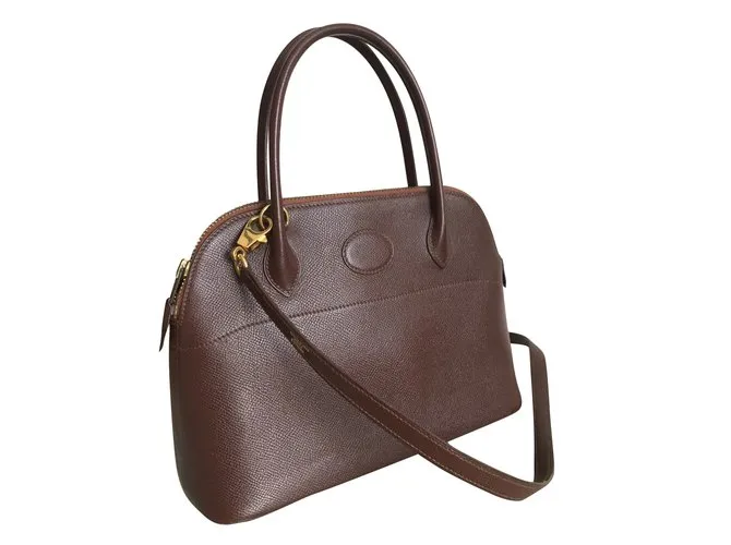 Hermès Mini Bolide Caramelo Chocolate 