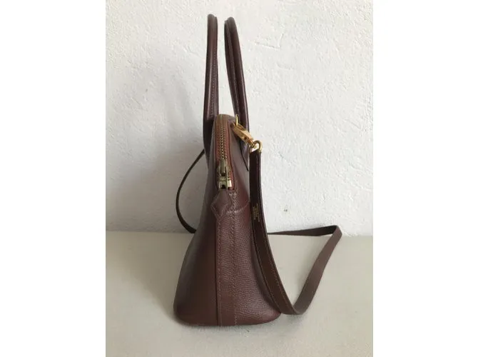Hermès Mini Bolide Caramelo Chocolate 