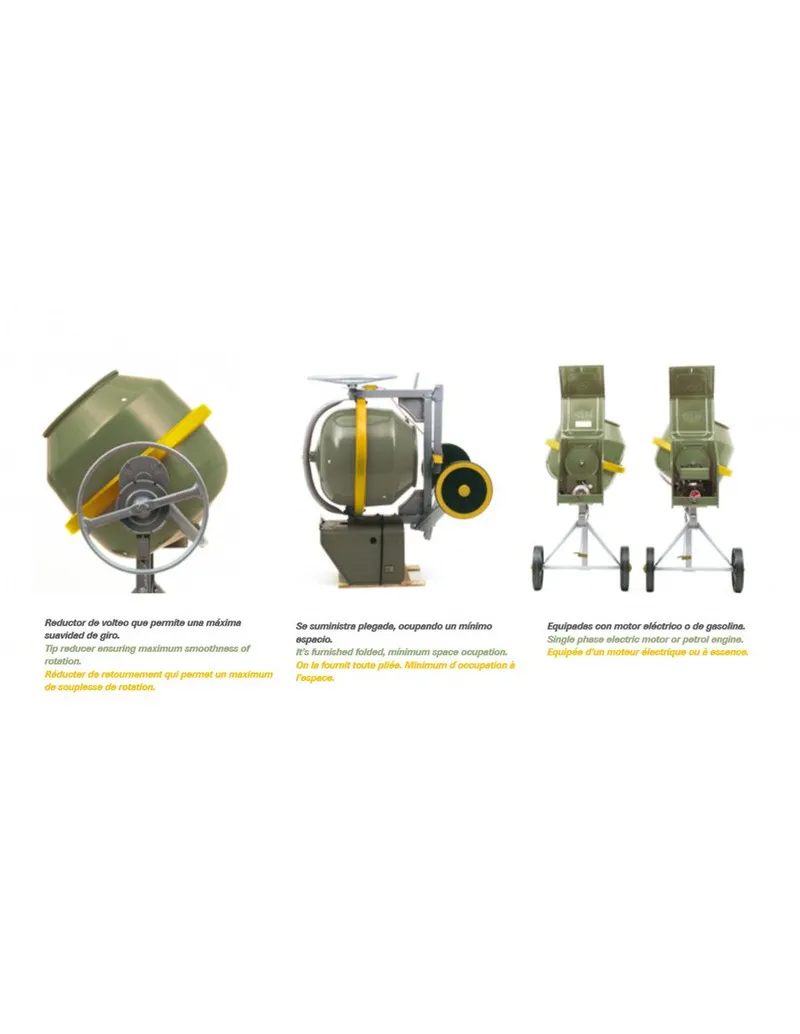 HORMIGONERA UMACON UL155 PLUS MOTOR GASOLINA