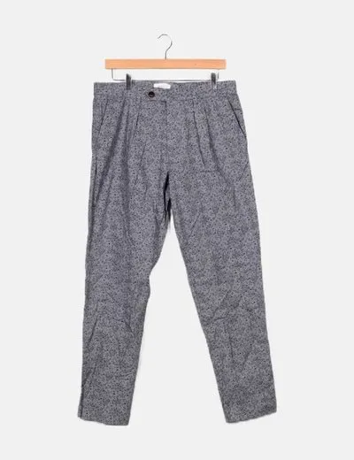 Jack & Jones Pantalón chino azul estampado floral