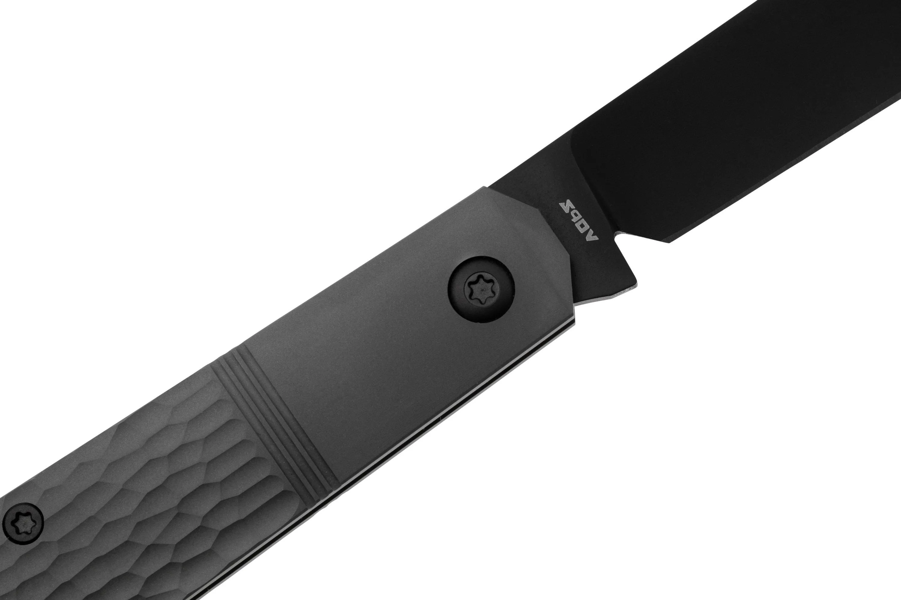 JACK WOLF MIDNIGHT JACK MIDNI021FTI JIGGED TITANIUM, NAVAJA SLIPJOINT