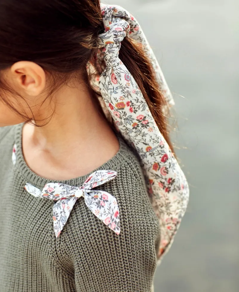 Jersey Niña TARTINE ET CHOCOLAT Kaki Lazo Liberty