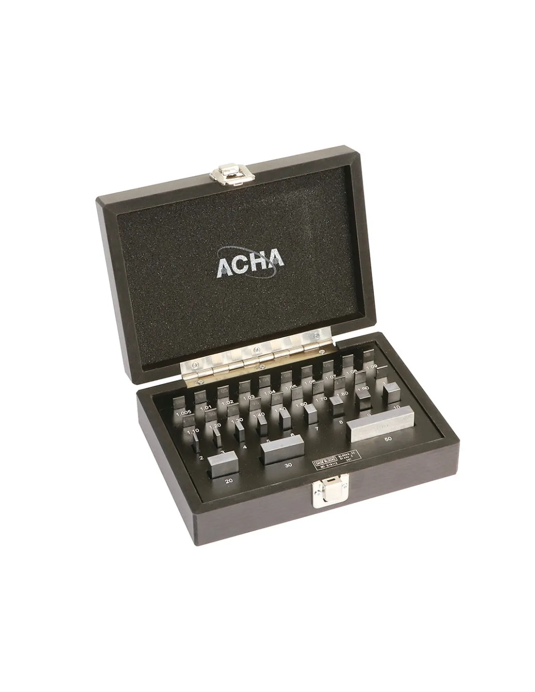 JUEGO DE 32 BLOQUES PATRóN DE ACERO. GRADO 0 1,00550,00MM