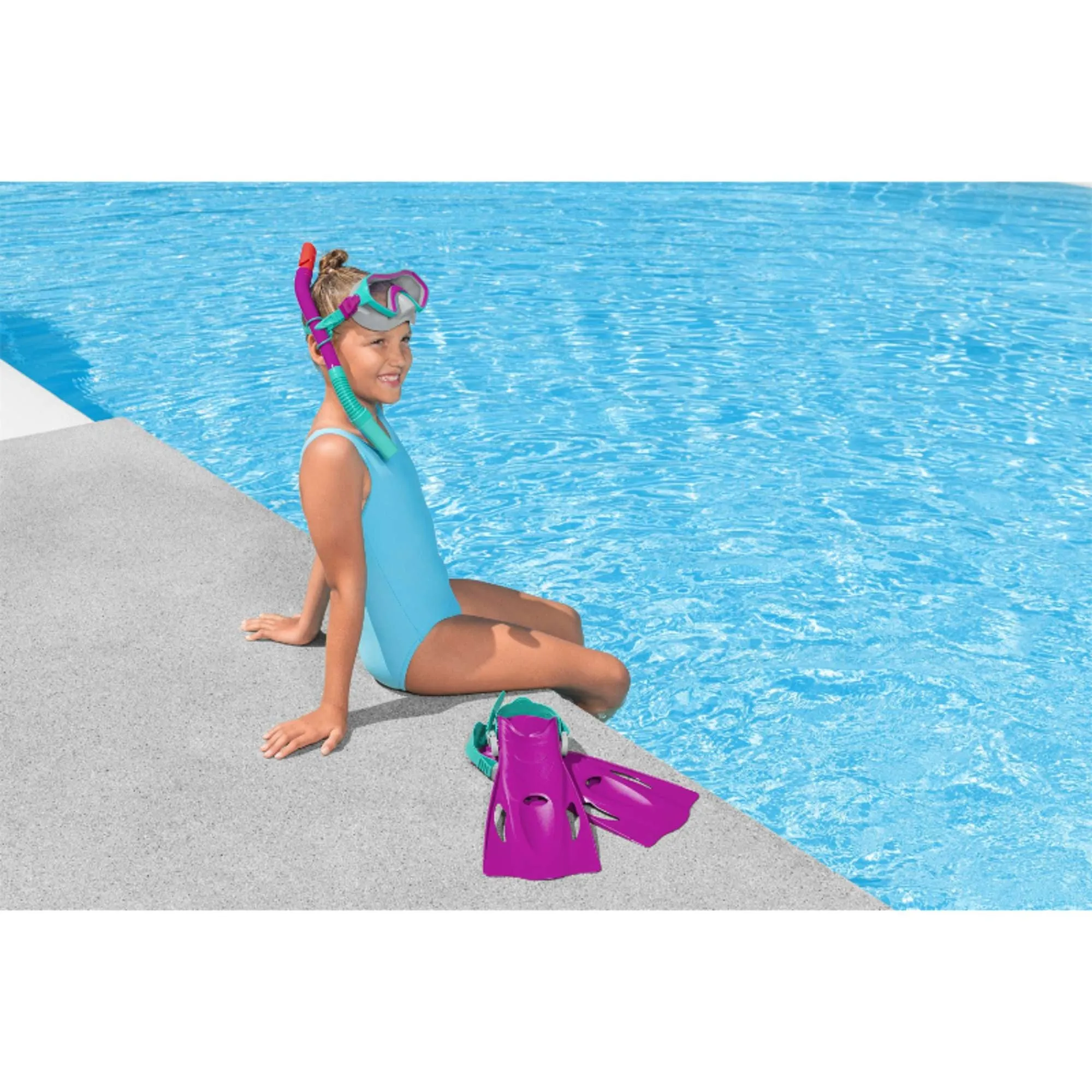Juego de Máscara Para Buceo (Colores Surtidos)