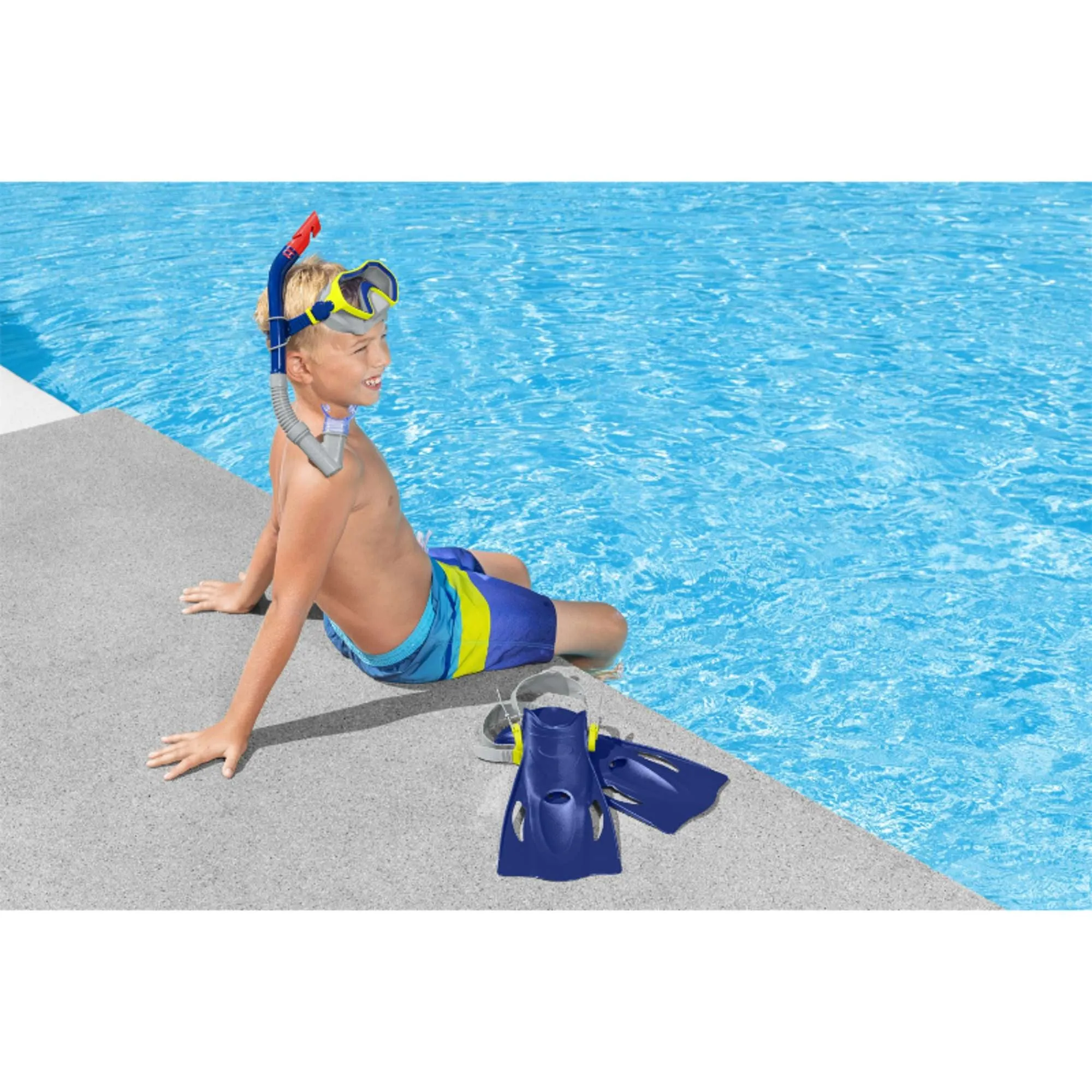Juego de Máscara Para Buceo (Colores Surtidos)
