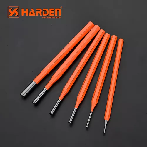 Juego Punzones Cilíndricos Saca Espigas 6pzas Harden