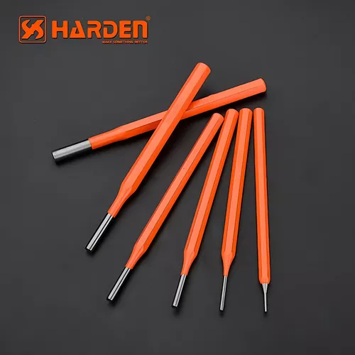 Juego Punzones Cilíndricos Saca Espigas 6pzas Harden