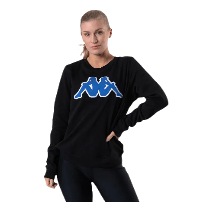 Kappa Sweat RN, Logo Airivit Blue/Black