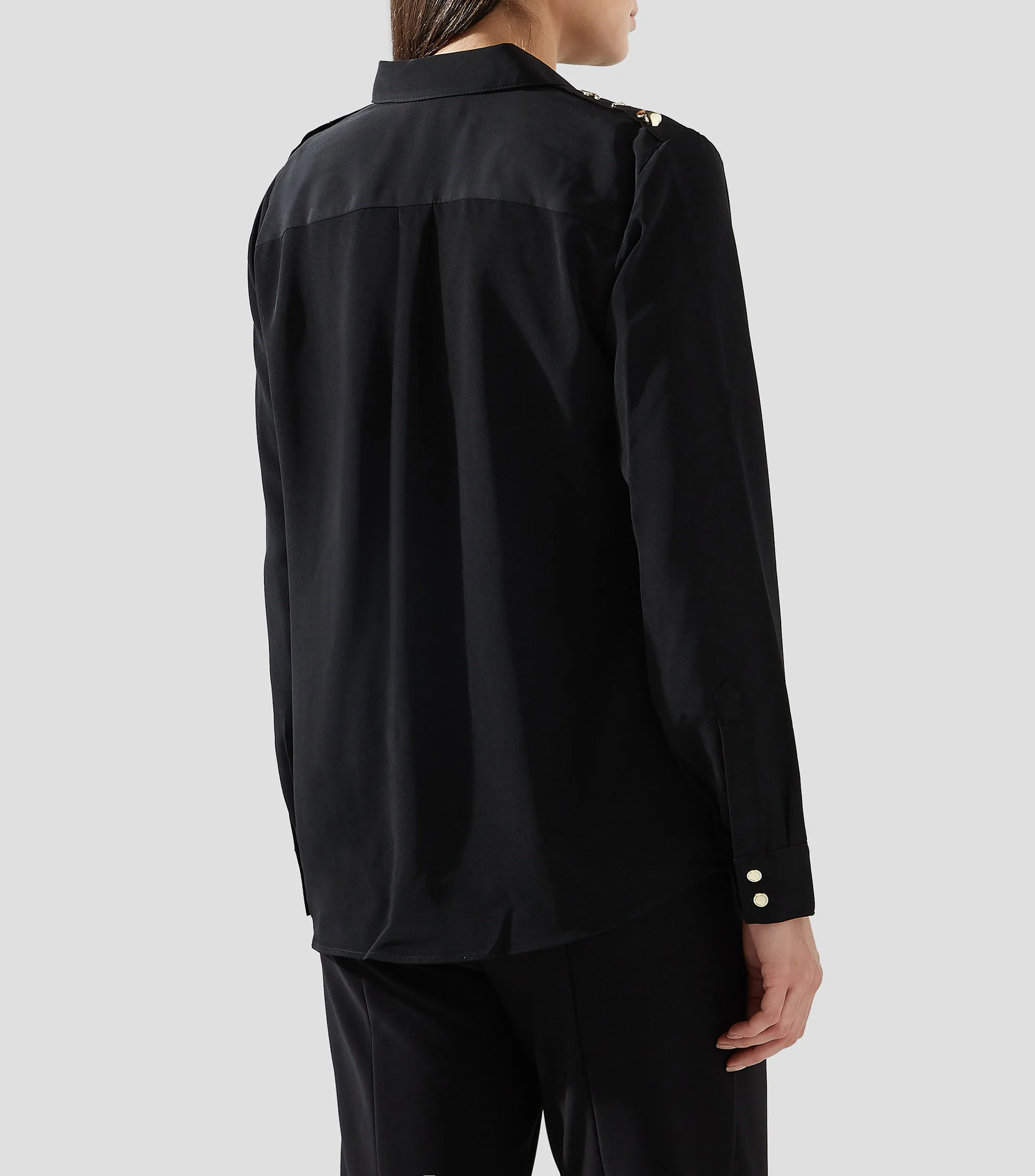 Karl Lagerfeld Camisa lisa de manga larga Mujer