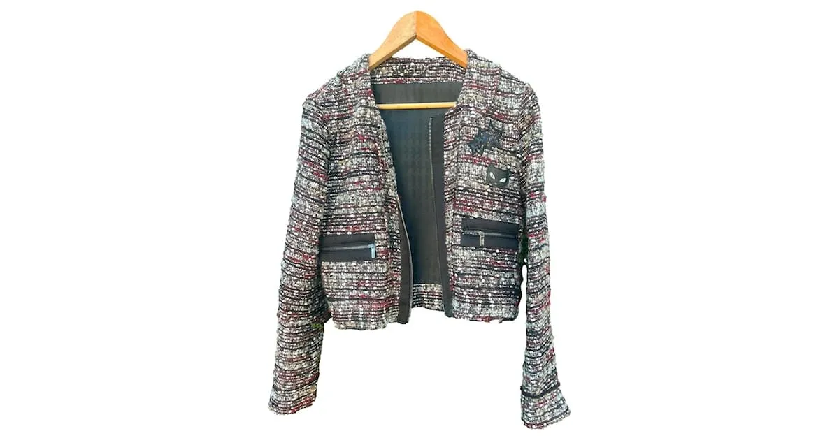 Karl Lagerfeld Chaquetas Burdeos 