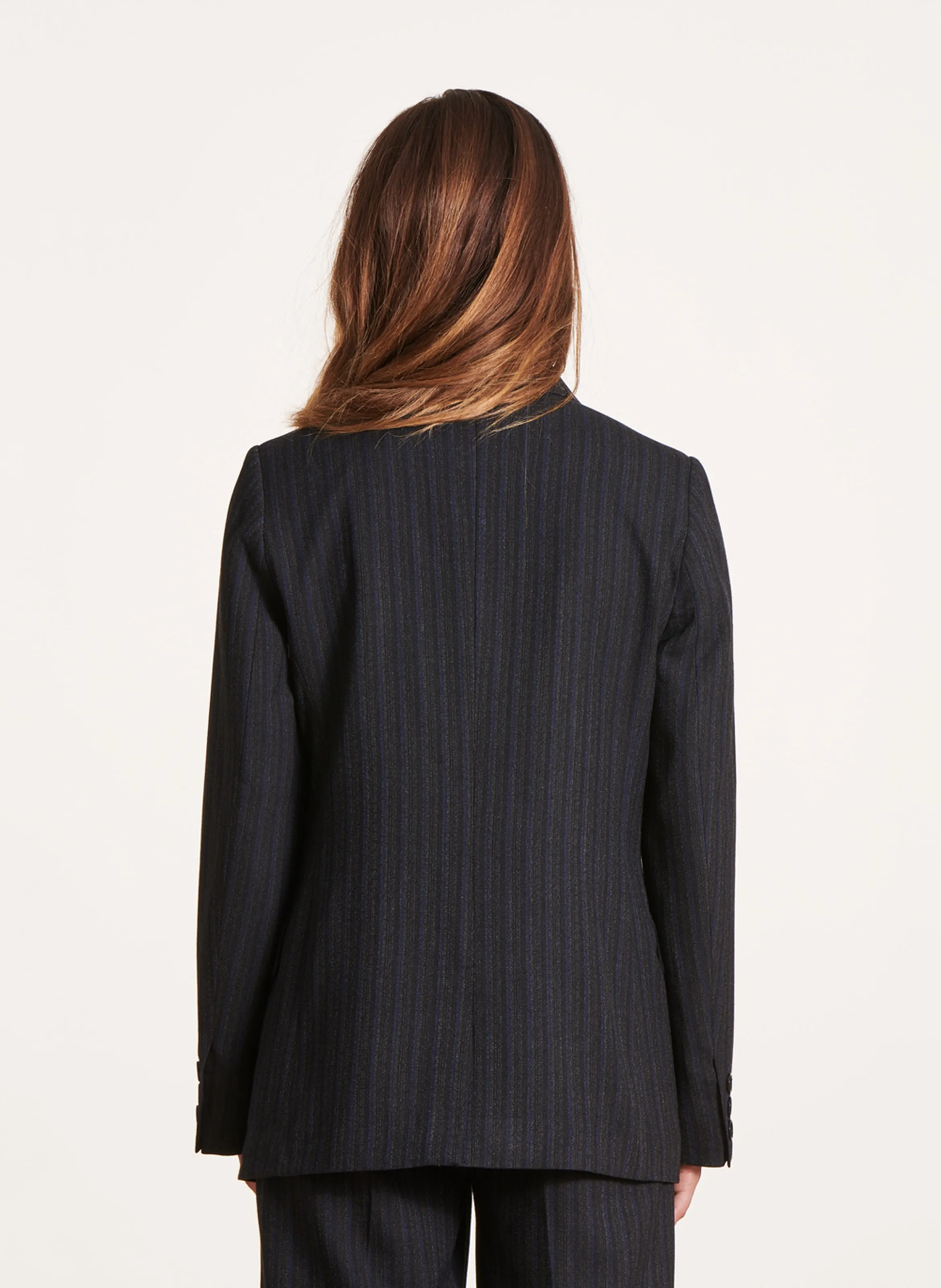 LA FEE MARABOUTEE Chaqueta de sastre a rayas en multicolor