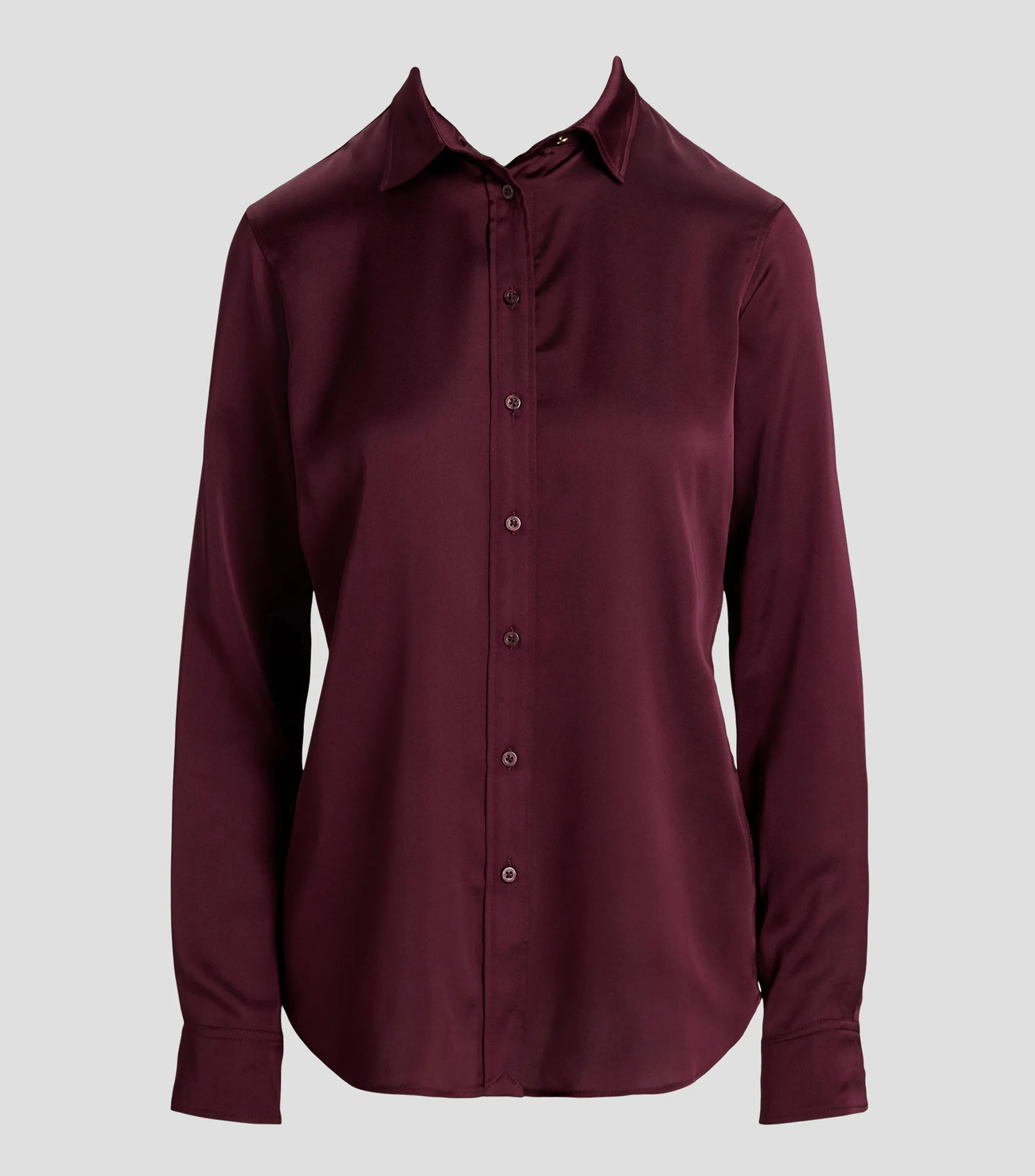 Lauren Ralph Lauren Camisa lisa vino de manga larga Mujer