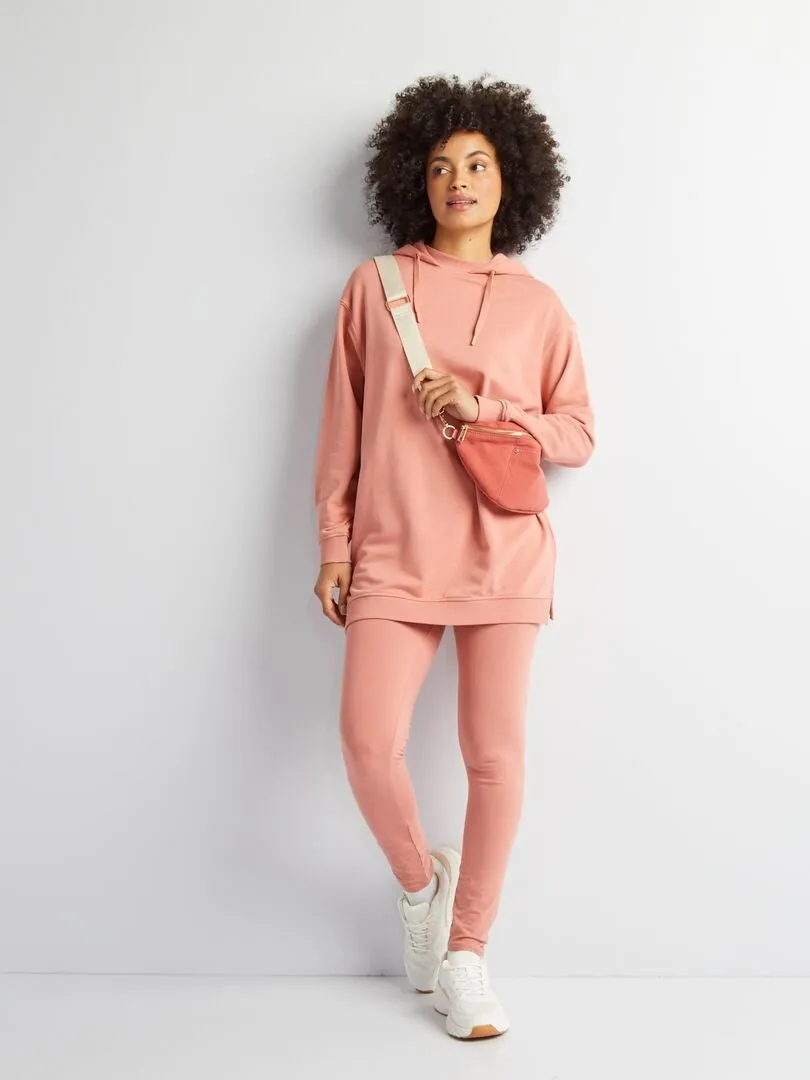 LEGGING BáSICO LARGO  ROSA
