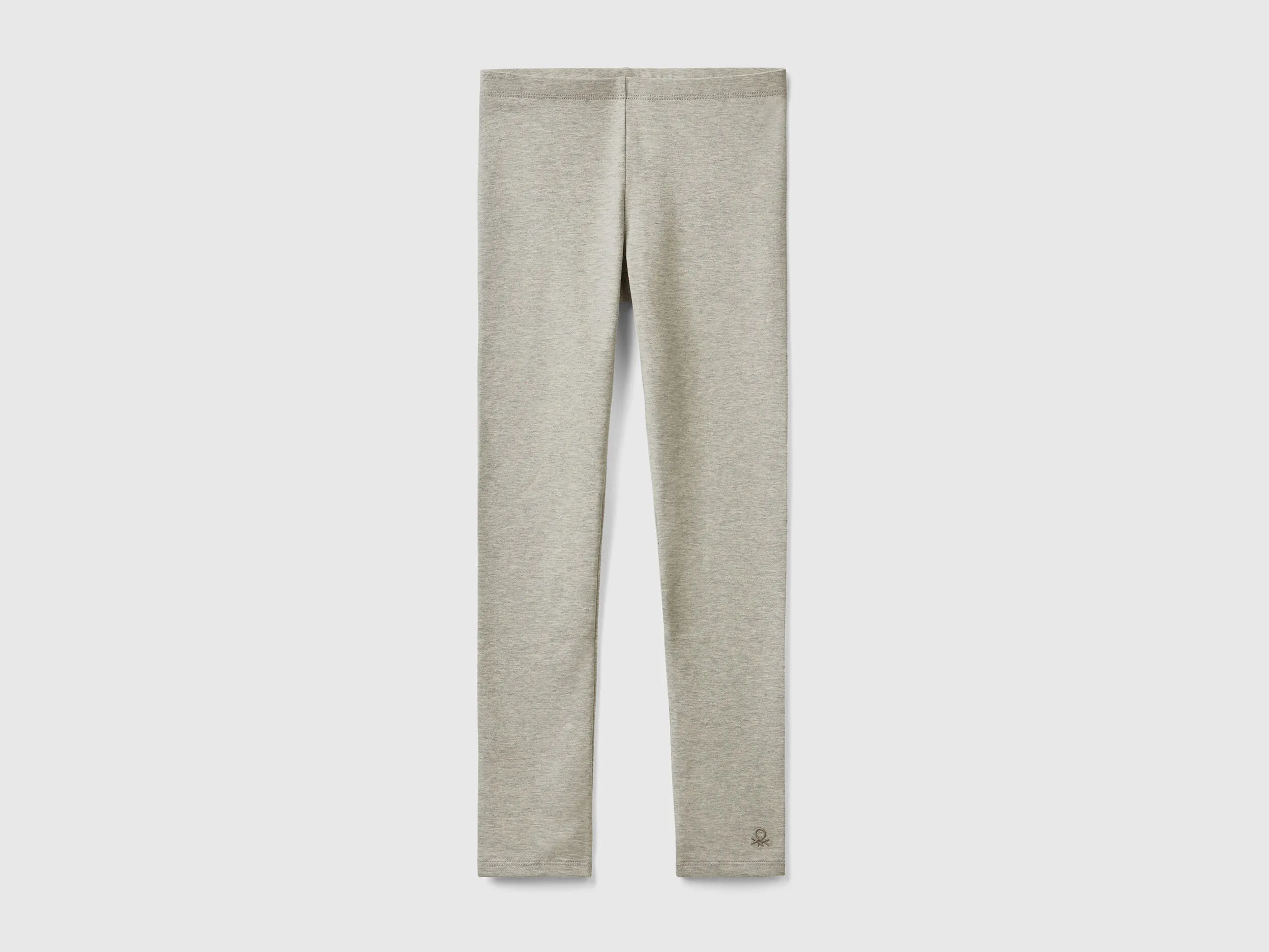 Leggings de algodón elástico con logotipo