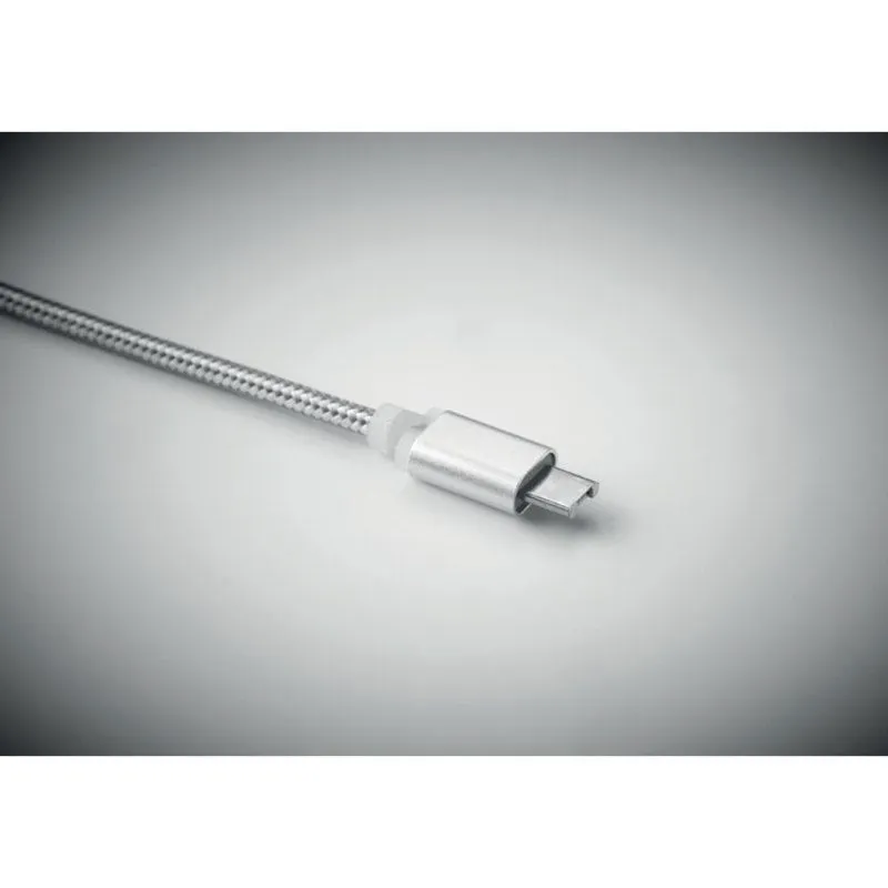 Llavero con set de cables promocional